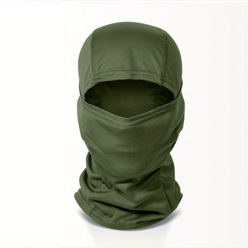 Camouflage Balaclava Cap for Outdoor Sports, Hiking, and Cycling - Sun Protection and Moisture-Wicking Headwear