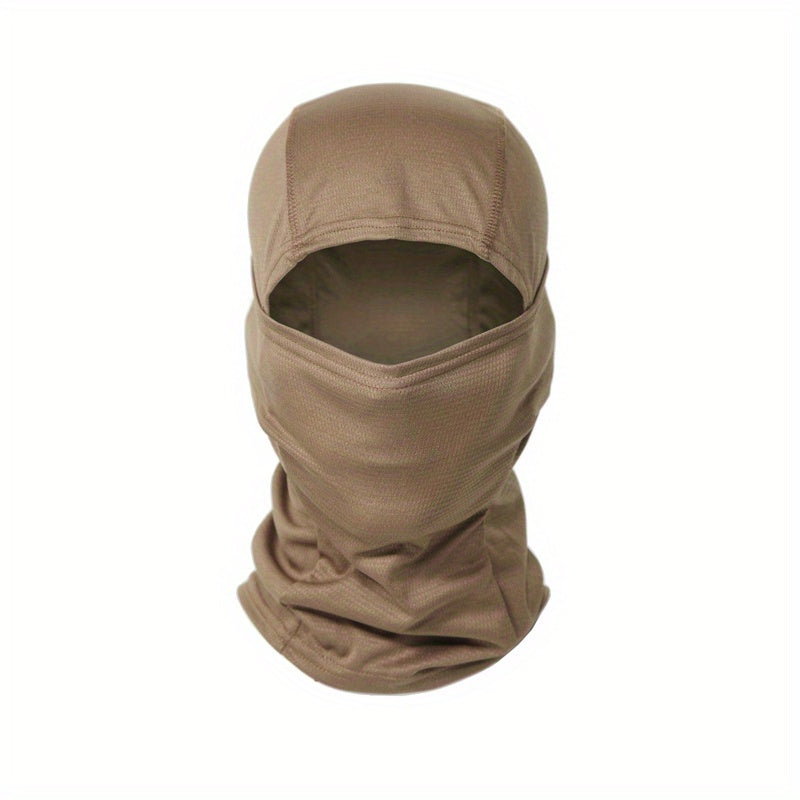 Camouflage Balaclava Cap for Outdoor Sports, Hiking, and Cycling - Sun Protection and Moisture-Wicking Headwear